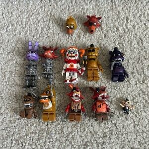 Five Nights at Freddy’s McFarlane Mini Figure Lot, including Withered Chica